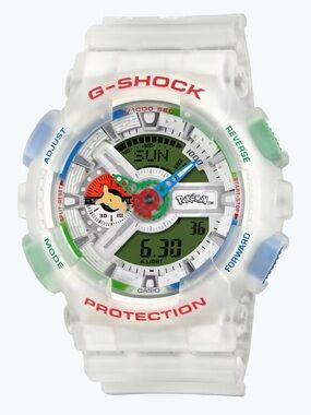 Casio G-Shock x Pokemon Analog Digital 110 Series | GA-110PKM-7A, Limited Ed.